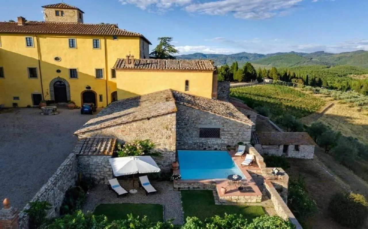 Elegant Villa Wing Of Castello Di Cacchiano By Vacavilla Monti di Sotto